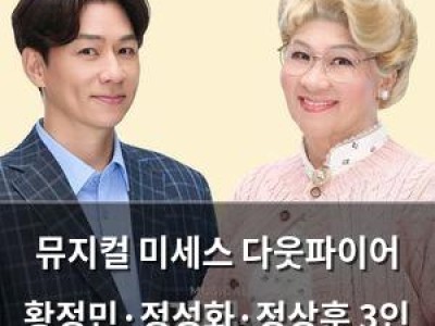 뮤지컬 미세스 다웃파이어 황정민·정성화·정상훈 3인 3색 연기 흥미진진